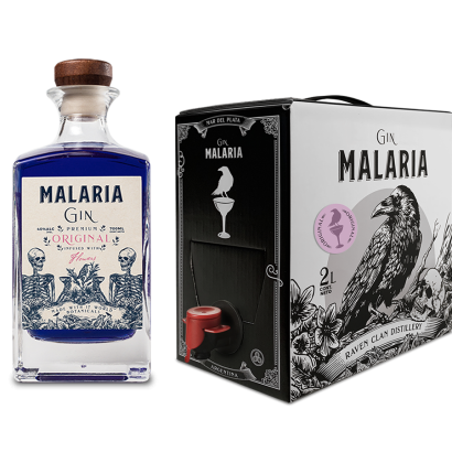 Bag in Box Gin 2L - Malaria Original + Botella Malaria Original